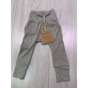Earthy‎ Organic Cotton Spandex Leggings Sage Green 6-9 Months SSUMR2